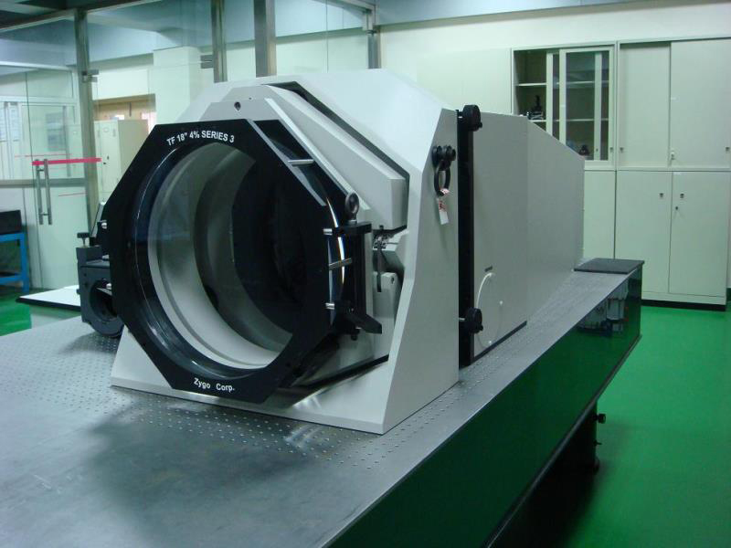 18 "Teste de interferômetro Zgyo para produtos de janelas D300mm